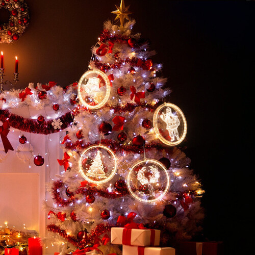 Christmas LED String Lights Battery Operated with Suction 2