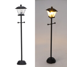 Miniaturní pouliční lampa pro panenky, miniaturní LED pouliční lampa pro panenky pro dekoraci