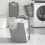 (Beige) Large Capacity Laundry Basket Practical Foldable Dirty Clothes Storage Box For Bathroom 3