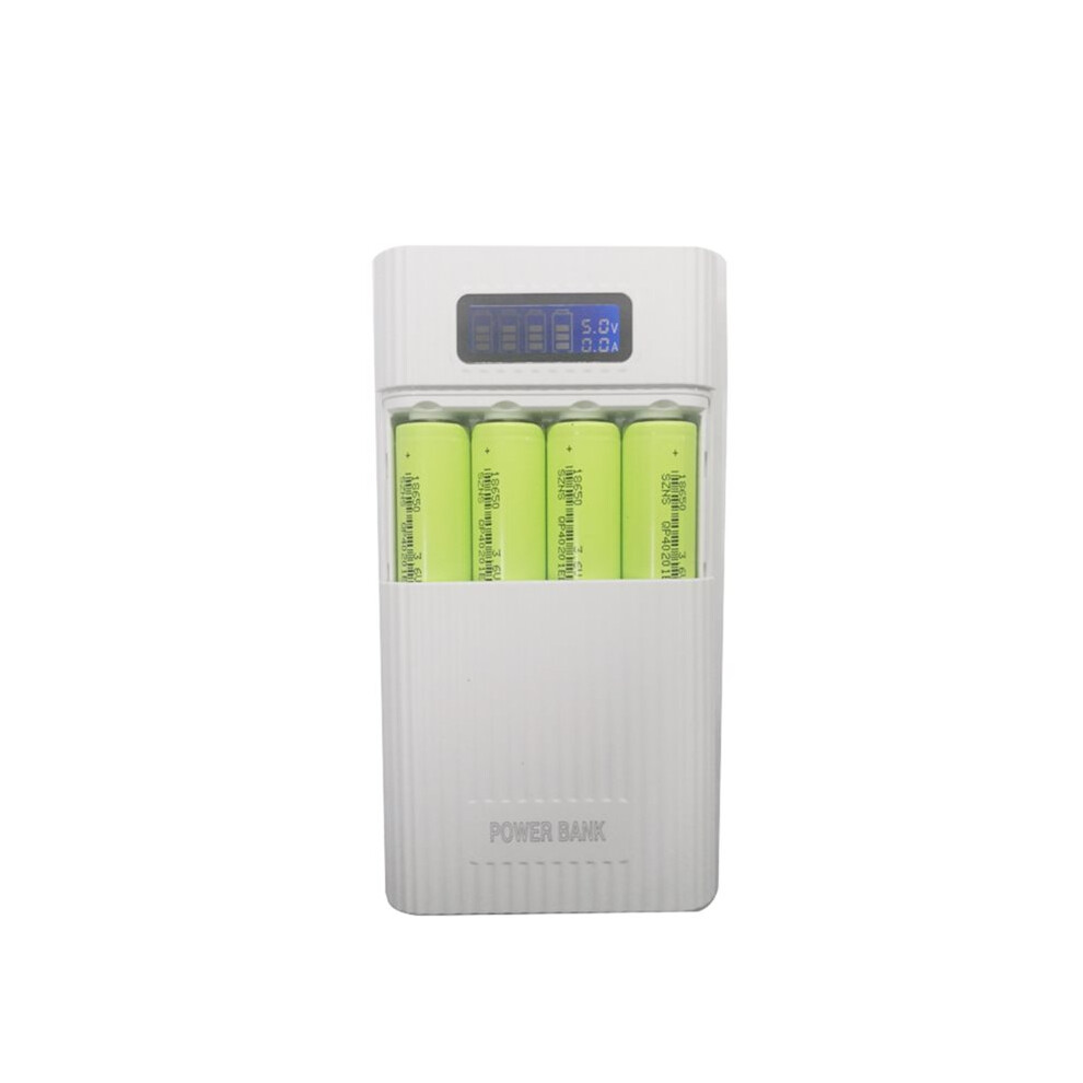 18650 Charger Power Box Lcd Digital Display 4X18650 Battery Holder Portable Fast Charging Mobile Power Bank Box B 4711820438695