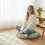 Flower Shaped Plush Pillow 45Cm Decorative Seat Cushion Comfortable Back Support 2