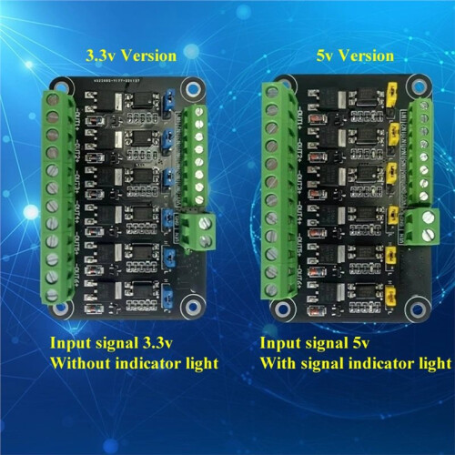 6-Kanaals MOS-Module/Microcontroller PLC-Versterker Transistor 3,3V 2