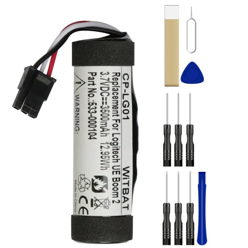 Μπαταρία αντικατάστασης 3500mAh00798-601-8207Για συμβατότητα με το ηχείο Bluetooth Logitech Ultimate