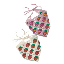 stuks gehaakte bandana's met aardbeienpatroon voor dames en meisjes, als haarstylingdecoratie.
