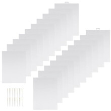 15 stk. 14-pakning plastnettdukark, perforert plastsømduk Plastnettduk