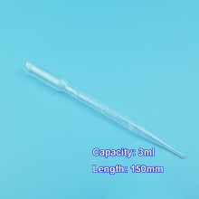 1/2/3/5ml Wegwerp Oogdruppelaar Set Transfer Laboratorium Gegradueerde Pipetten 200 stuks/set