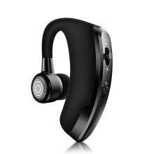 Wireless Earpiece with Mic Mute Key, Ultralight Bluetooth In-Ear Earbuds for Business/Office/Driving – Black, CSR Chipset, compatible with iOS &