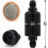 Universal -6AN Inline Fuel Filter High Flow 100 Micron Cleanable AN6 6AN Black 3