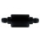 Universal -6AN Inline Fuel Filter High Flow 100 Micron Cleanable AN6 6AN Black 6