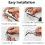 105 Degree Right Angle Drill Adapter,Corner Angled Screwdriver, 1/4In Hex Shank Driver Angle Drill Attachment (4PCS Set) 5