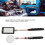 LED Inspection Mirror Flexible Retractable 1pc 2