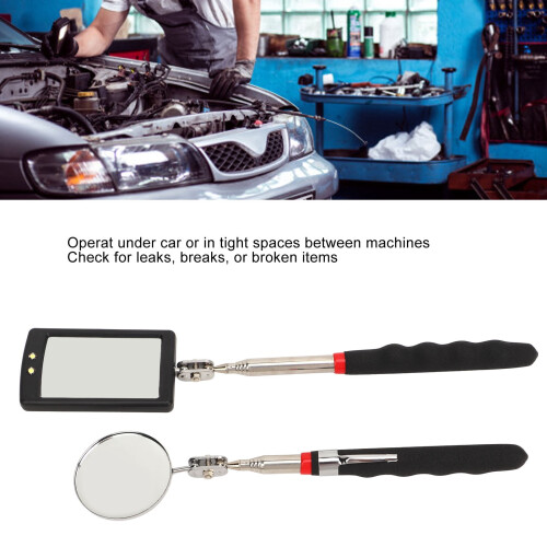 LED Inspection Mirror Flexible Retractable 1pc 1