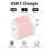 USB-C Wall Charger Block, 3PCS PD 20W Fast Charging Adapter Compatible with Android 5