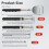 4Pcs Magnetic Pickup Tool Telescoping Grabber Tools Retractable Handle 1.5/ 3/ 10/ 15LB Pull Force for Bolt Screws 2