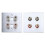 (2) KINCJON High Quality Banana Binding Post Wall Plate Surround Sound 2