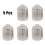 E27 to E17 Light Bulb Adapter Pack of 5, Easy Socket Conversion for LED Chandelier Lamps 2