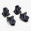 4pcs Luggage Wheels Suitcase Hardware Kit Double Row Roller 360 Spinner Casters 4