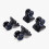 4pcs Luggage Wheels Suitcase Hardware Kit Double Row Roller 360 Spinner Casters 6