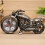 Creative Motorcycle Shape Quartz Clock Alarm Clock Time Keeper Desktop Decor Gold 6