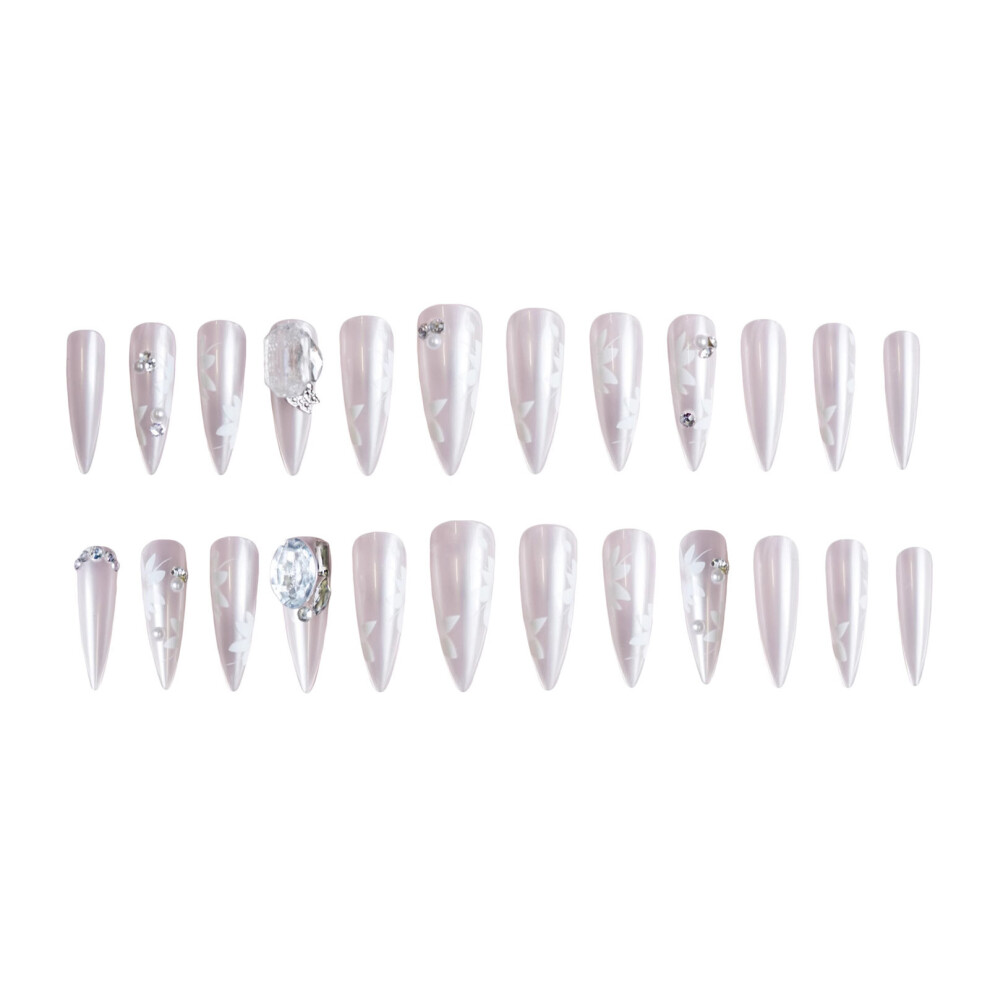 Zhouq-Outdoors Stage Fairy Long Pointed Odorless Nails