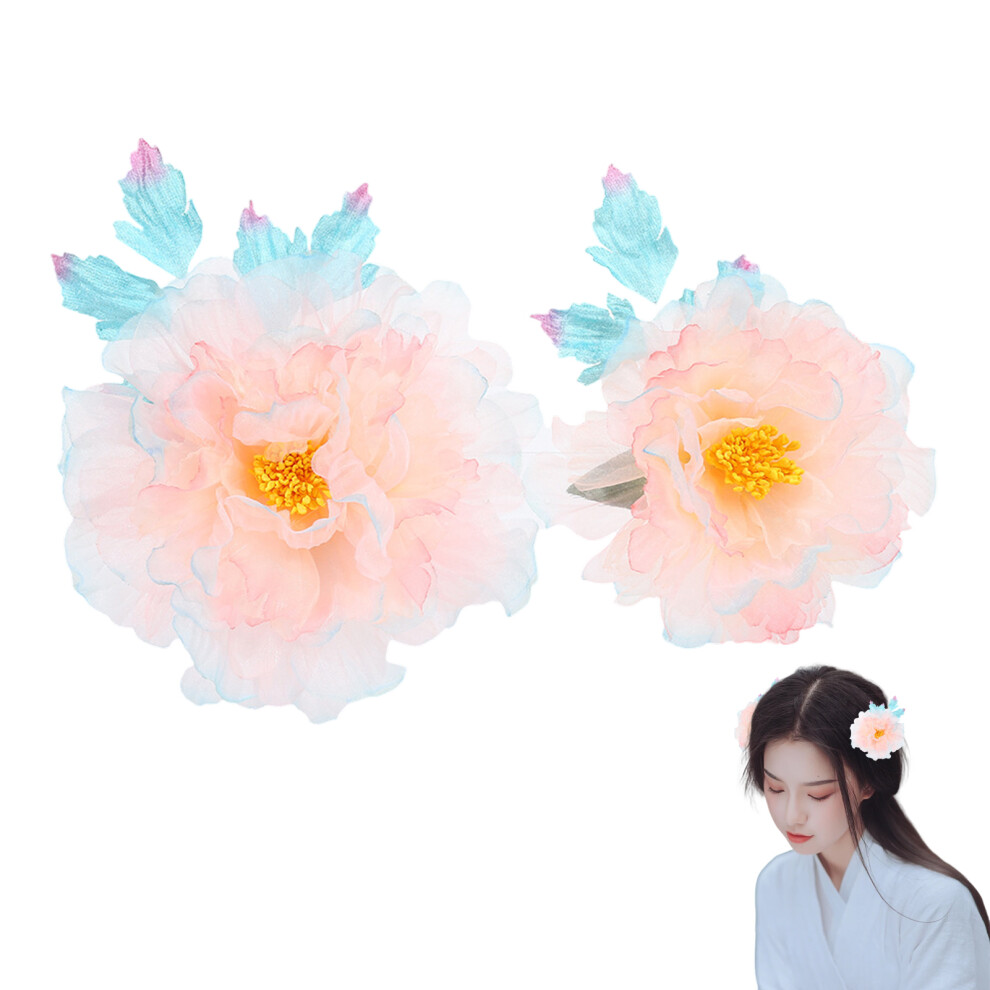 Roc-Electron (1) Realistic Flower Hair Clips For Women