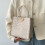 Γυναικεία τσάντα Tote, τσάντα χειρός από γιούτα casual Tote, κεντημένη εξατομικευμένη 2