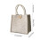 Γυναικεία τσάντα Tote, τσάντα χειρός από γιούτα casual Tote, κεντημένη εξατομικευμένη 3