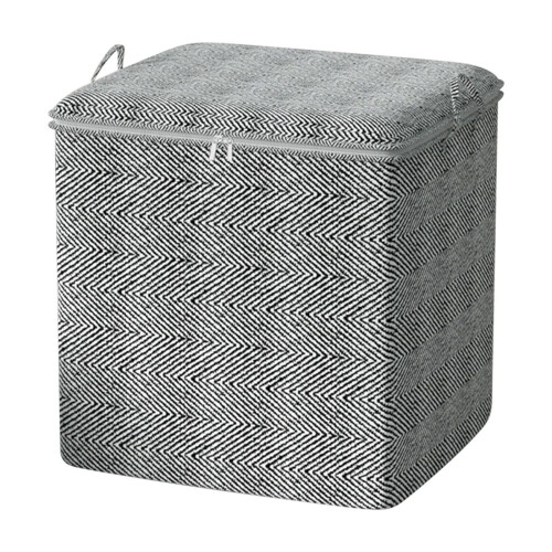Closet Organizer Boxes Gray with Handles 1