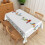 Nappe rectangulaire aquarelle colibri 152 x 259 cm 4