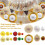 Tissue Paper Hanging Fans Party Decor Set 8 pcs Type 3 4