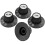 16X Witch Hat Knobs Top Hat Knobs Tone Volume Control Knobs for Electric Guitar Bass Amplifier Effect Pedal 2