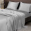Satin Sheets Twin Size Deep Pocket Fitted Sheet and 6