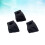 Drum Rubber Feet for Cymbal Stand Black 3 Pack 3