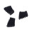 Drum Rubber Feet for Cymbal Stand Black 3 Pack 5
