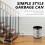 Marble Pattern Trash Can Waste Bin Bathroom Restroom Wicker Office 2
