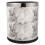 Marble Pattern Trash Can Waste Bin Bathroom Restroom Wicker Office 3