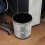 Marble Pattern Trash Can Waste Bin Bathroom Restroom Wicker Office 7