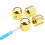 Volume Amplifier Knob for Guitar Golden 4 pcs 3