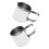 Pichet verseur Mini pichet en métal Design moderne (2 pièces) 2