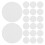 24Pcs White Adhesive Mushroom Filter Discs for Sterile Air Exchange 1