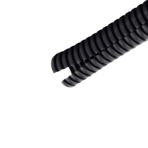 Σωλήνας από σχιστόλιθο (ID18mm, 19,6Ft), μαύρος αγωγός από κυματοειδές σύρμα για καλώδια 1