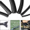 Σωλήνας από σχιστόλιθο (ID18mm, 19,6Ft), μαύρος αγωγός από κυματοειδές σύρμα για καλώδια 6