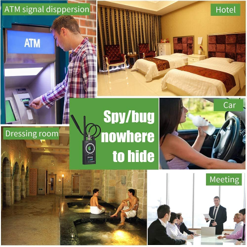 Ανιχνευτές κάμερας Rf Anti Spy Ανιχνευτής Εντόμων & Κρυφός Ανιχνευτής Κατασκοπείας, 2