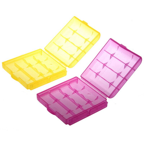 4 X Battery Case Battery Box for 4 AAA 2