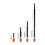 4Pcs 1/4inch Shank Bit Holder Extension Drill Driver-Orange 4