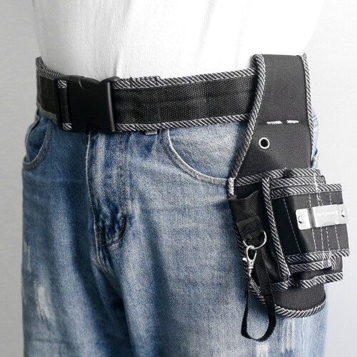Ceinture à outils pour mains libres, avec support de perceuse 1