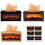 Remote Control Aromatherapy Fireplace Humidifier with Colorful Flame Light 3