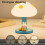 YANHAIGONG Φωτιστικό γραφείου Cloud για υπνοδωμάτιο, χαριτωμένο νυχτερινό φως για 5