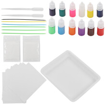 Marmorierfarbe Kunstset 12 Farben 6ml DIY Aquarellpigmente Set