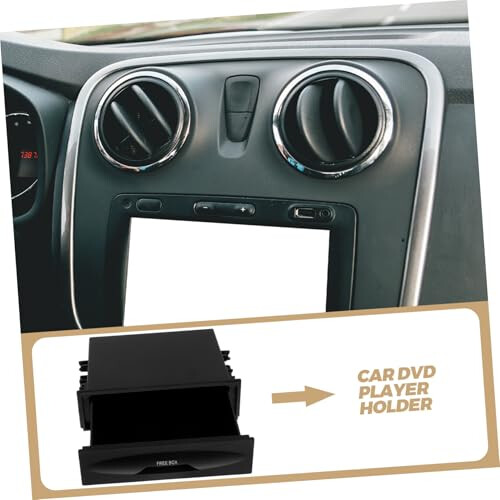 Car Stereo Storage Pocket with Quick Slot Conversion, Compact Dashboard Organizer for Clutter Interior 2